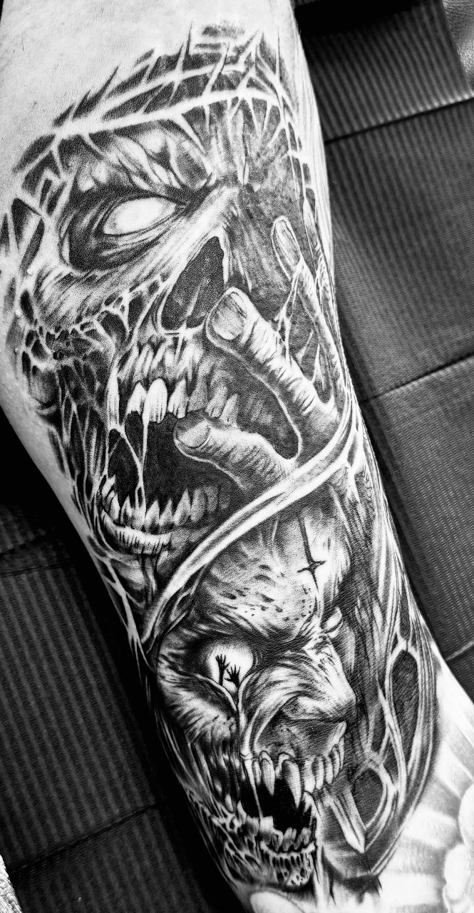 Skull and Demon