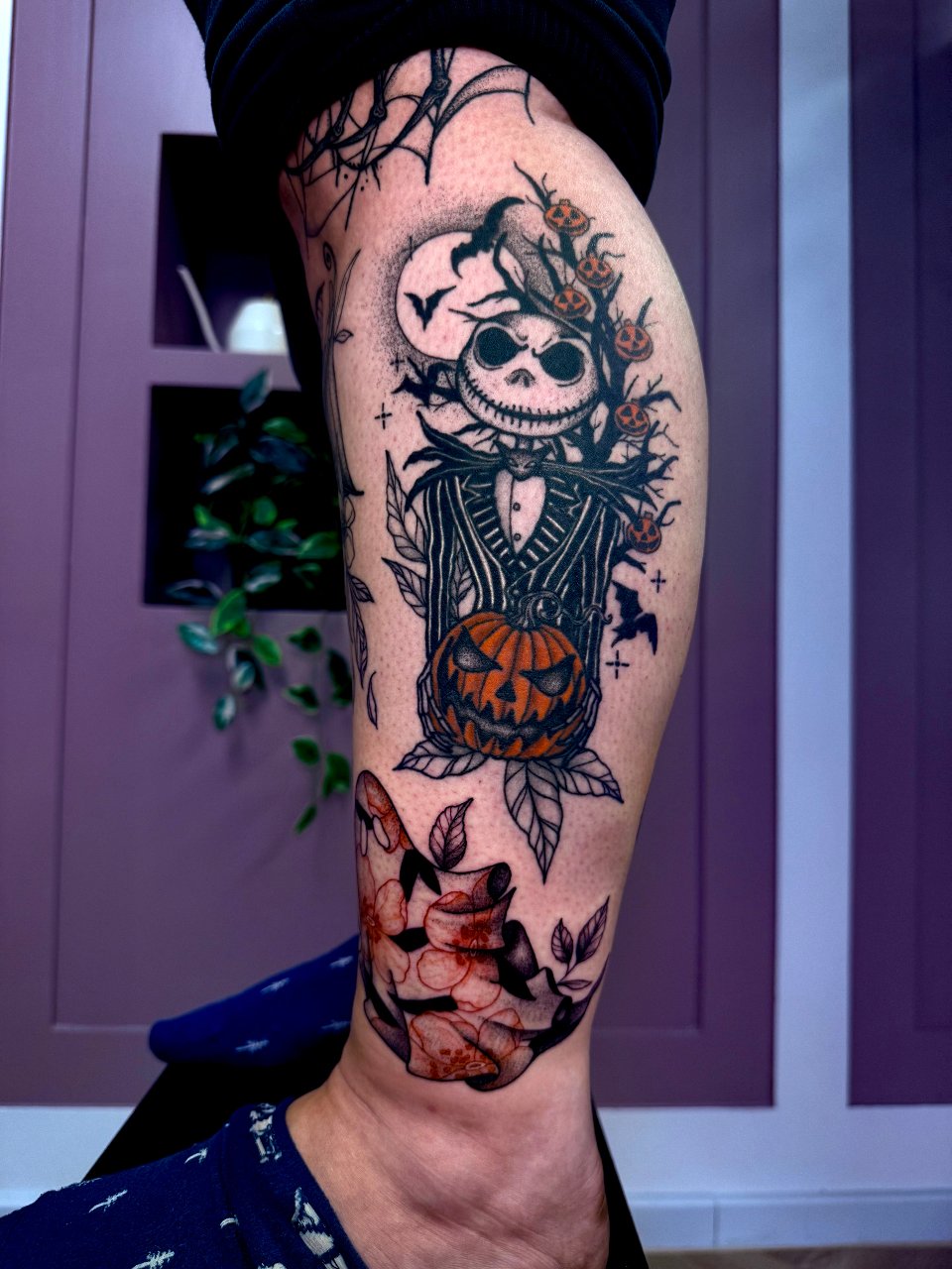 Hallooween leg sleeve