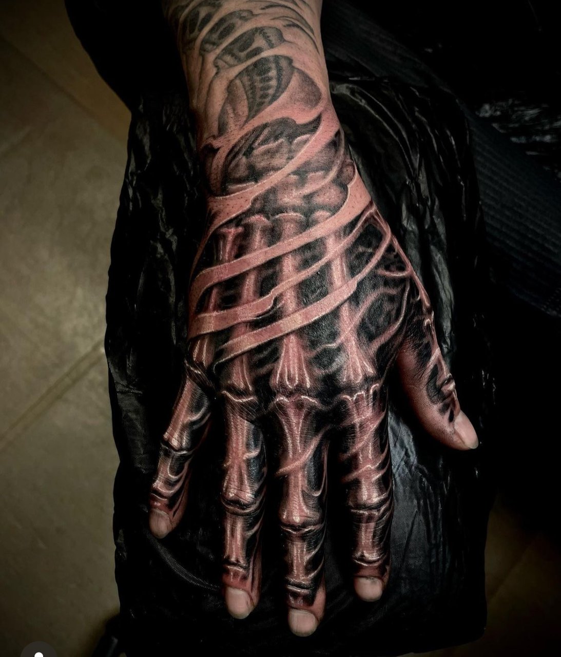Hand Tattoo Bones