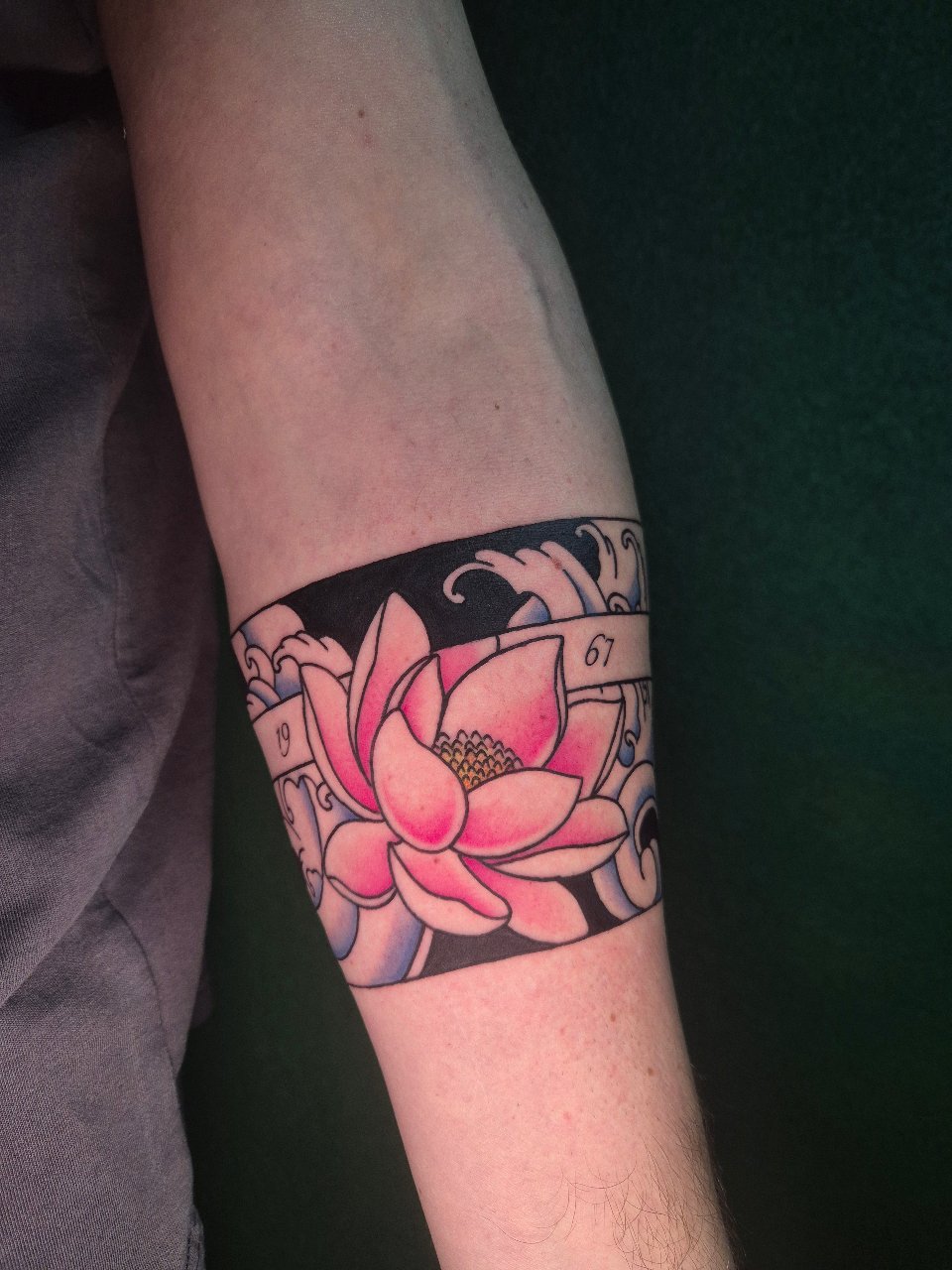 50/50 Freehand Unterarmband