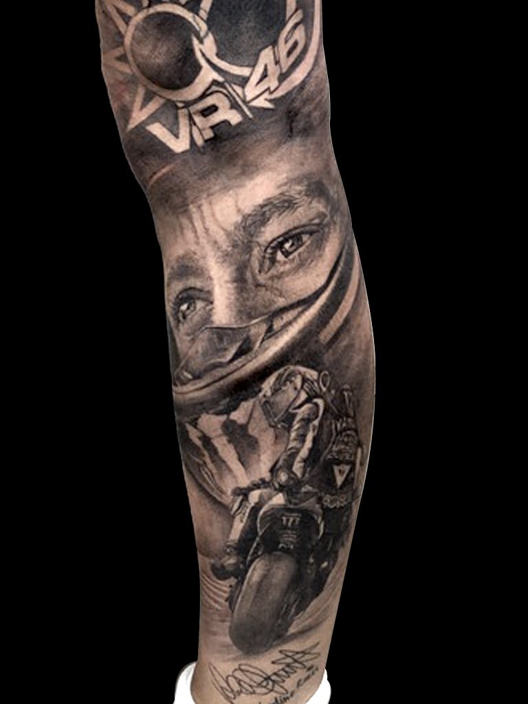 Valentino Rossi legsleeve