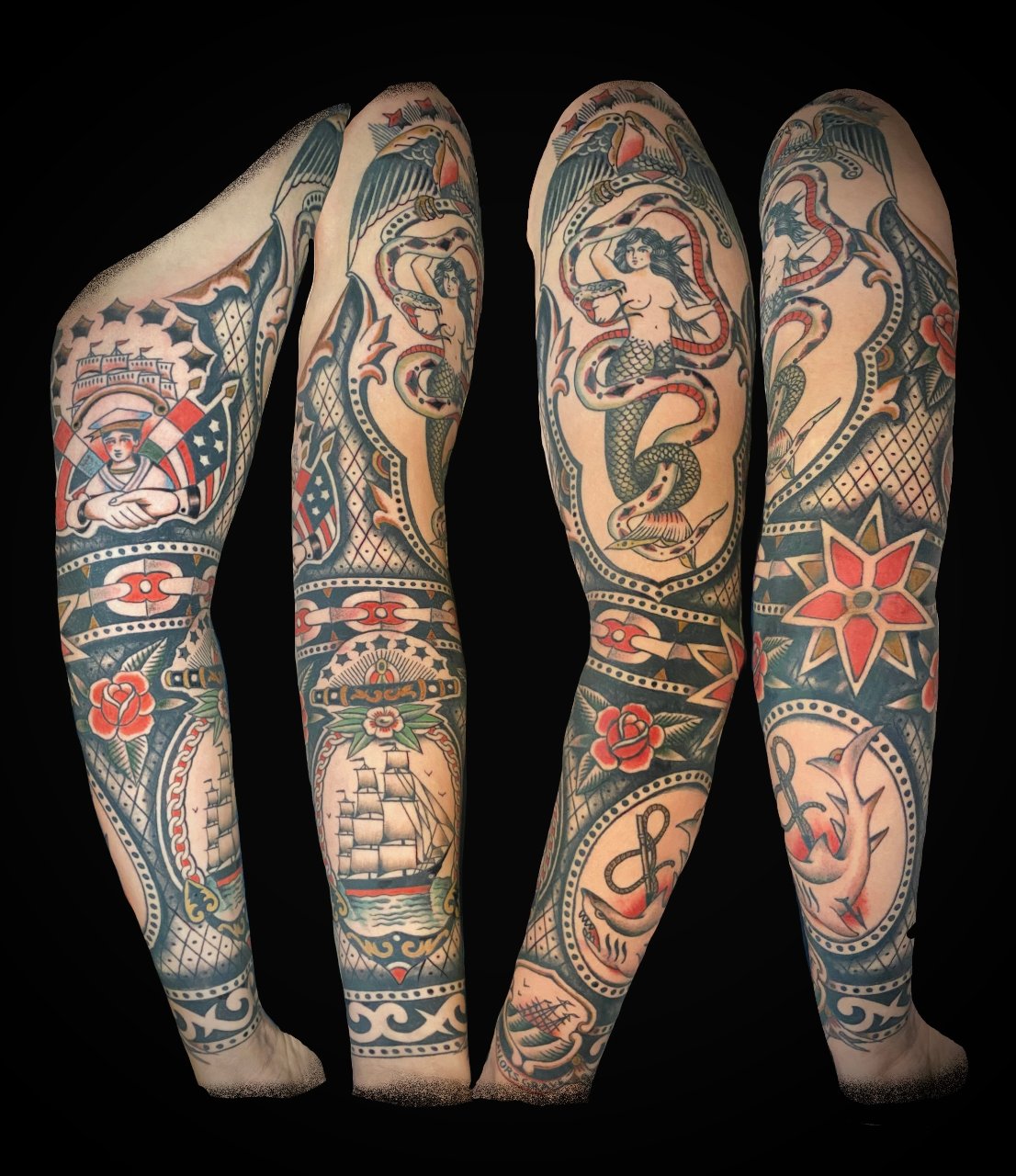 Full Framed Traditional Sleeve