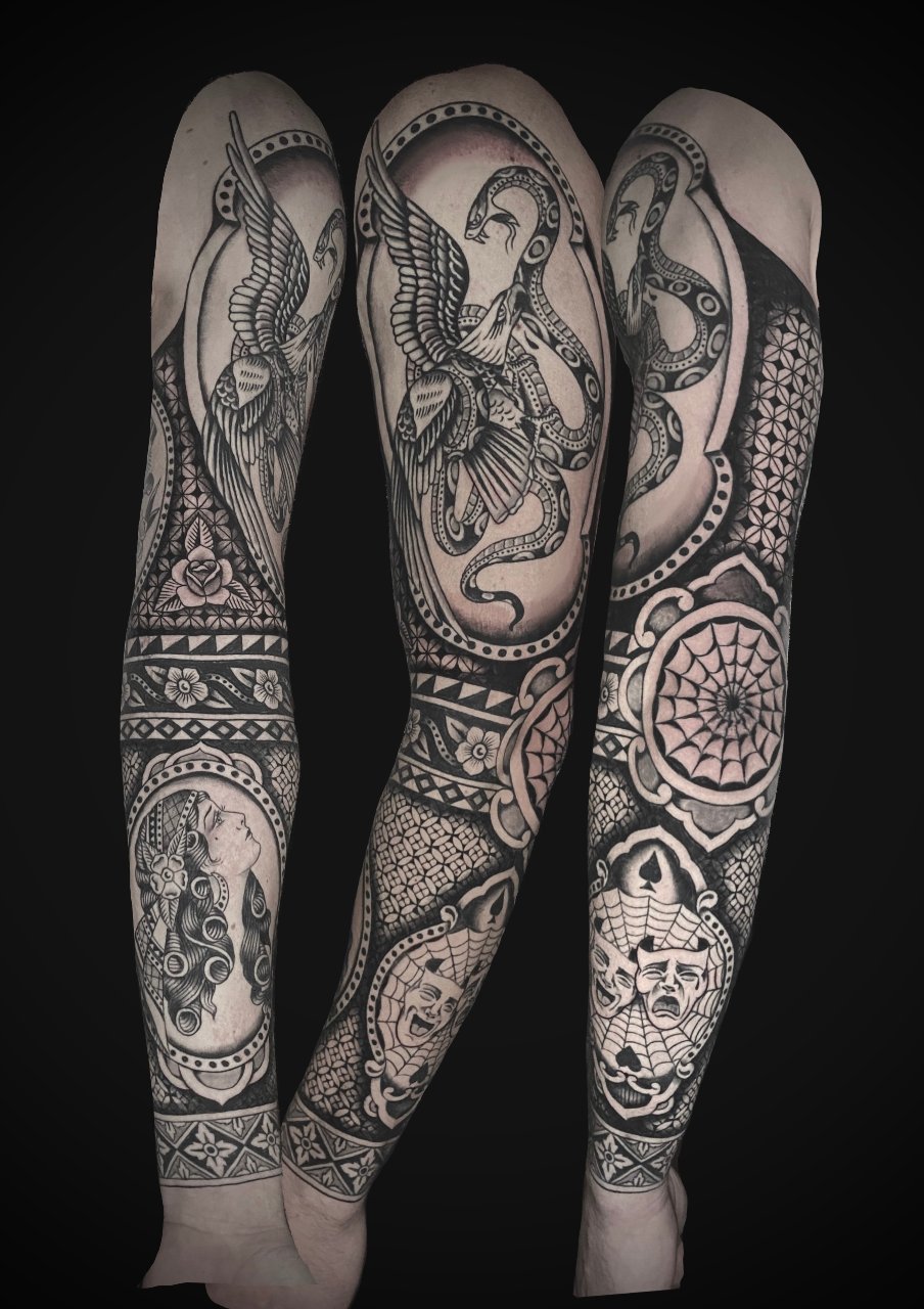 Framed Traditional Black