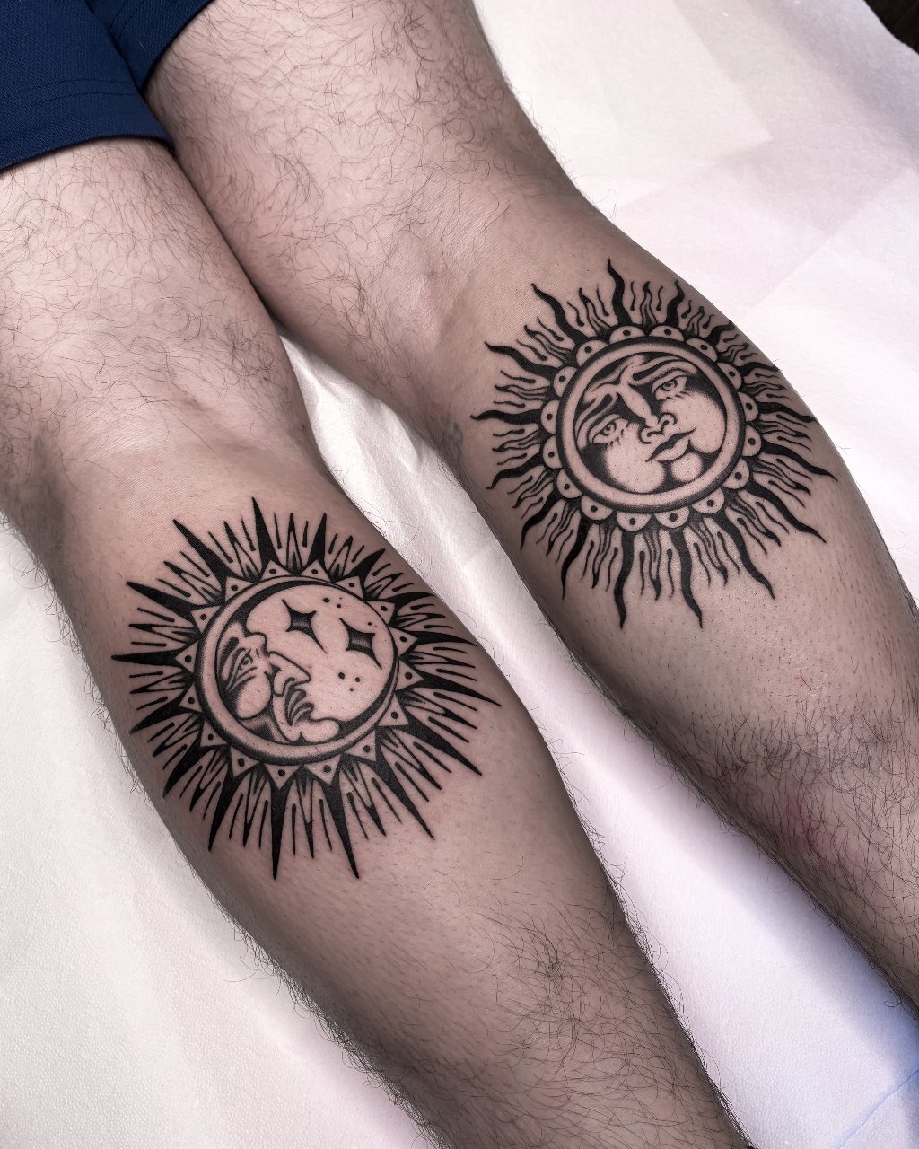Sun and moon
