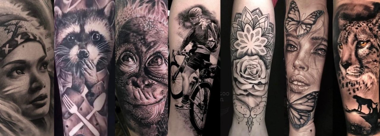 Black & Grey auf höchstem Level 🖤 Unsere Artists sind auch in Schwarz-Weiss extrem stark.
